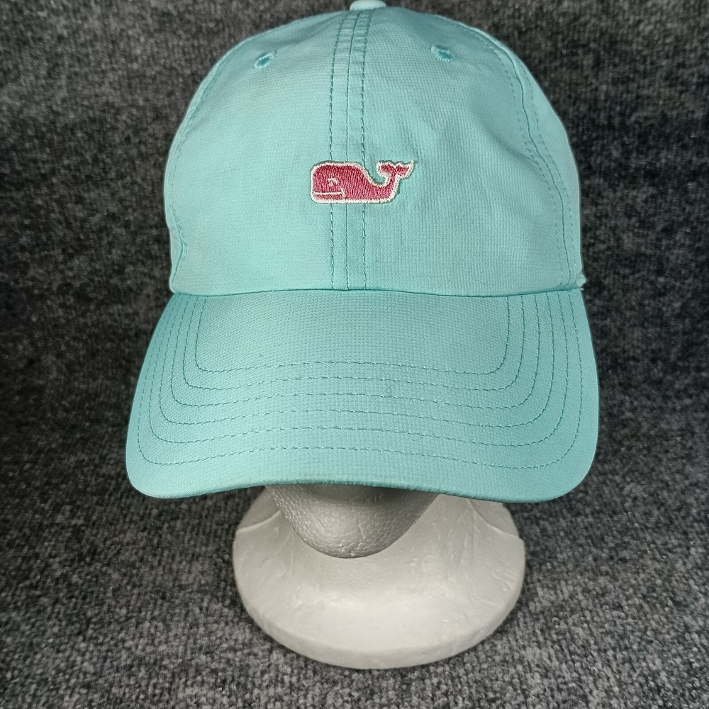 Vineyard Vines Baseball Cap Hat Women OS Blue Pink Logo Embroidered Preppy
